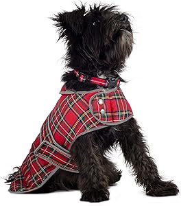 Ancol Muddy Paws Highland Tartan Dog Coat large.