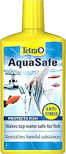 Tetra AquaSafe to Turn Tap Water into Safe and Healthy Water for Fish and Plants, 500 ml