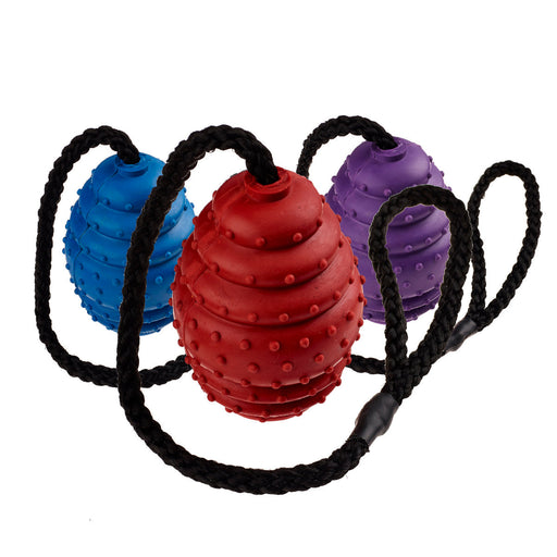 Classic Rubber Oval Rope Toy 100mm