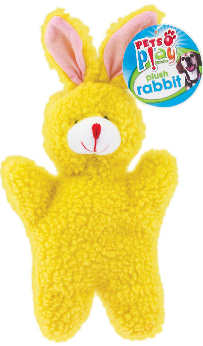 The Pets Play Plush Rabbit Dog Toy