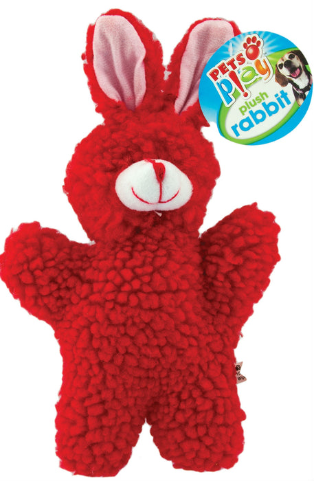 The Pets Play Plush Rabbit Dog Toy