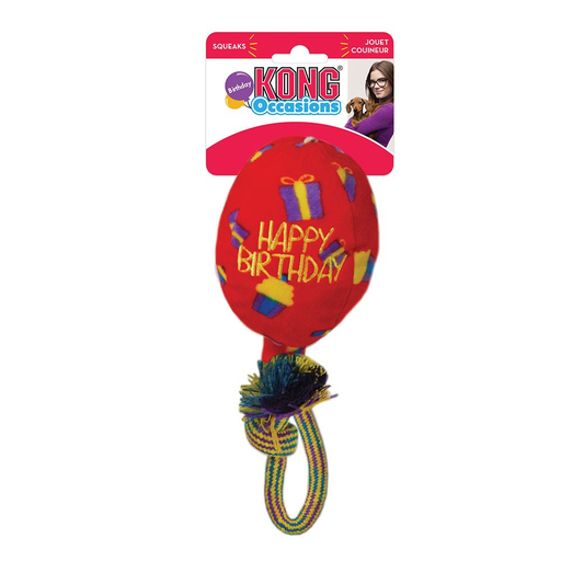 KONG Occasions Birthday Balloon Red